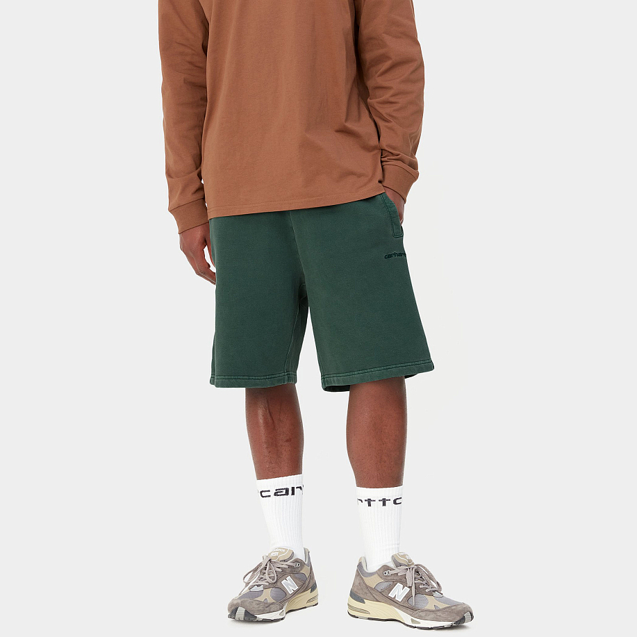 Шорты CARHARTT WIP DUSTER SWEAT SHORT стильные в Peak StoreDISCOVERY GREEN (GARMENT DYED) - 2 фото Шорты CARHARTT WIP DUSTER SWEAT SHORT в интернет магазине Peakwww.peakstore.ru - 2 фото
