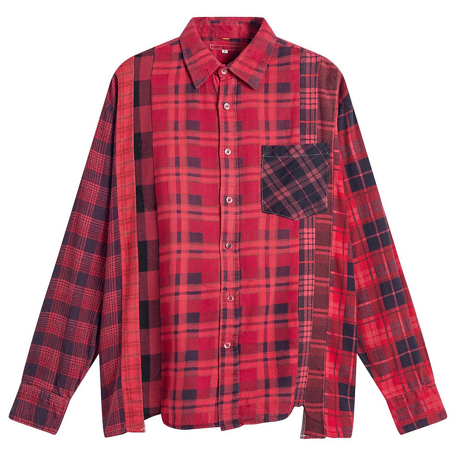 Рубашка NEEDLES REBUILD  FLANNEL SHIRT 7 CUTS SHIRT в интернет-магазине Peak Conceptwww.peakstore.ru - 1 фото