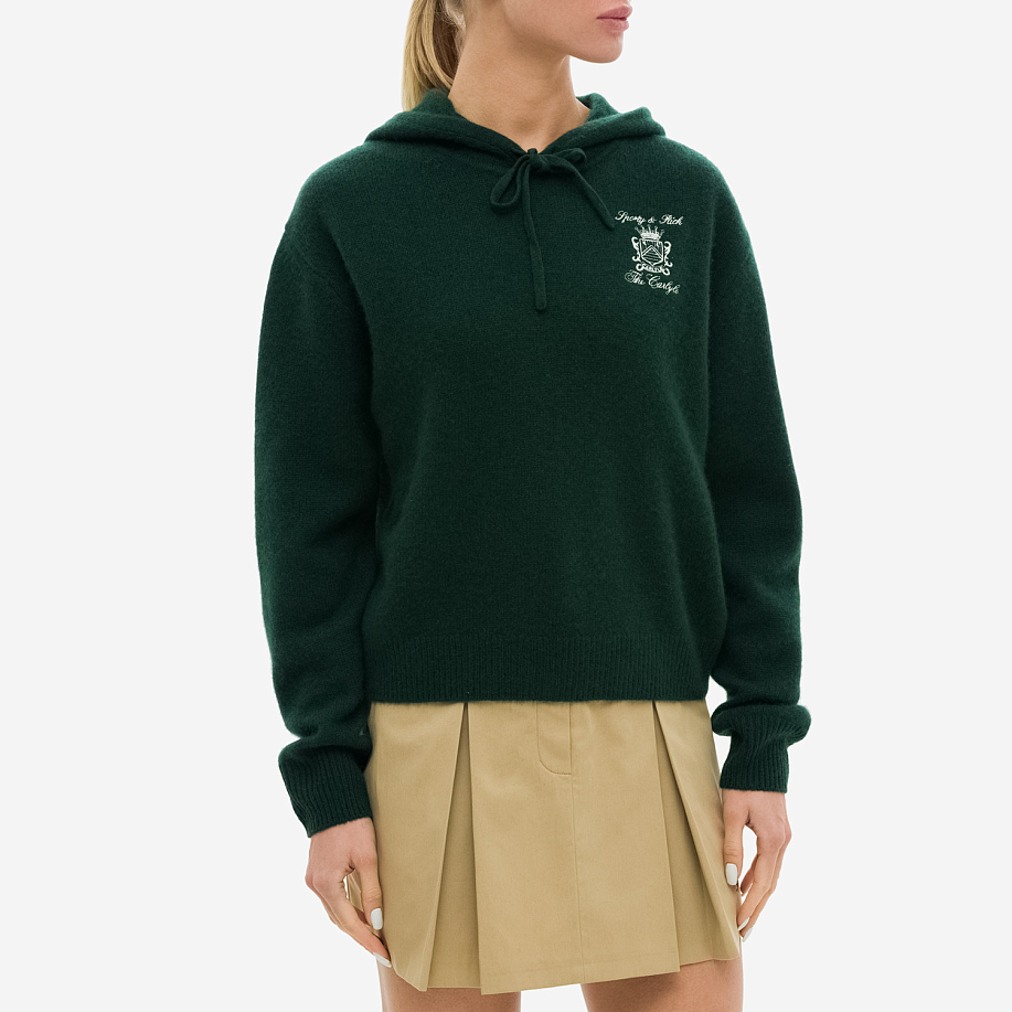 Толстовка SPORTY & RICH CARLYLE CREST CASHMERE HOODIE - 19 фото Толстовка SPORTY & RICH CARLYLE CREST CASHMERE HOODIE в интернет магазине Peakwww.peakstore.ru - 19 фото