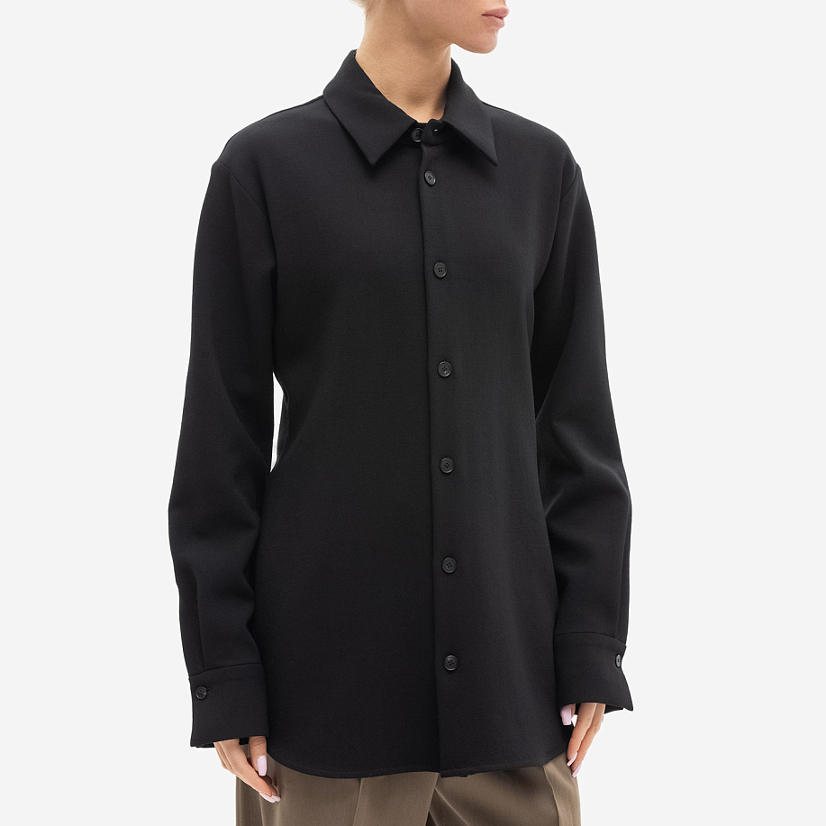 Рубашка AURALEE TENSE WOOL DOUBLE CLOTH SHIRT в интернет магазине Peakwww.peakstore.ru - 2 фото