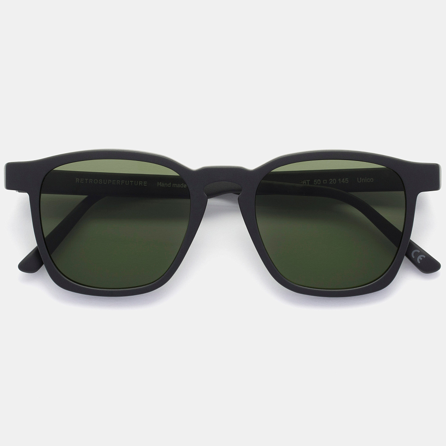 Очки RETROSUPERFUTURE UNICO BLACK MATTE - 2 фото Очки RETROSUPERFUTURE UNICO BLACK MATTE в интернет магазине Peakwww.peakstore.ru - 2 фото