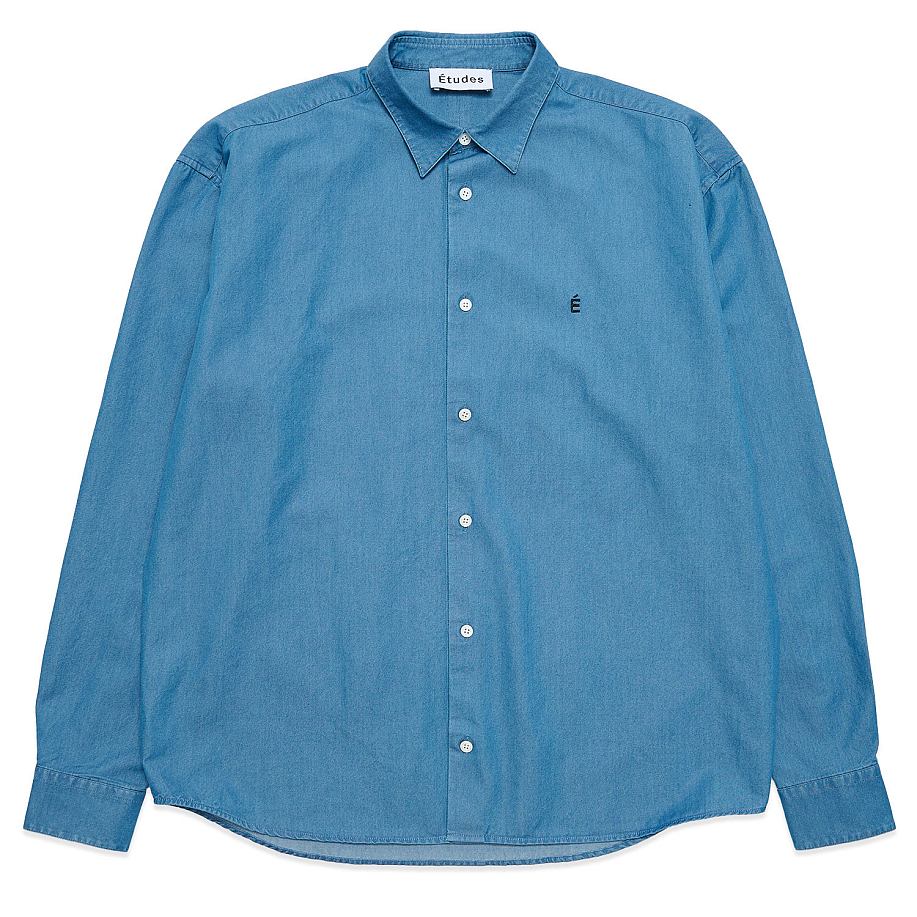 Рубашка ETUDES LYRIQUE LS ACCENT DENIM в интернет магазине Peakwww.peakstore.ru - 4 фото