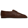 Мокасины AURALEE SOFT LEATHER DECK SHOES BROWN