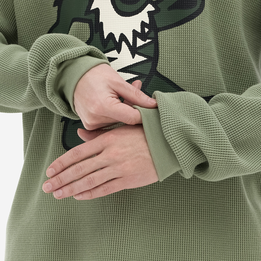 Лонгслив THISISNEVERTHAT GD PEACE BEARS WAFFLE L/S TOP в интернет-магазине Peak Conceptwww.peakstore.ru - 7 фото