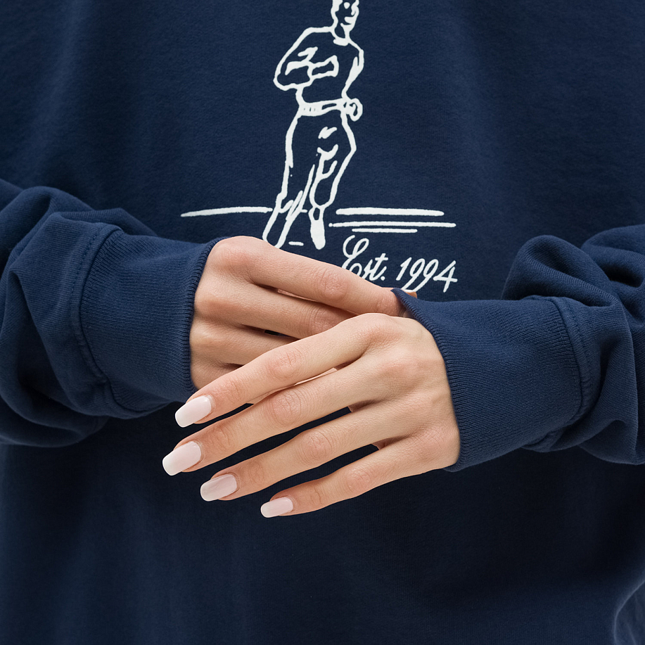 Толстовка SPORTY & RICH RUNNING MAN CREWNECK в интернет магазине Peakwww.peakstore.ru - 8 фото