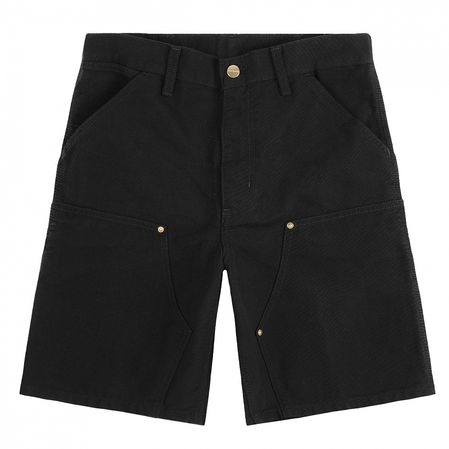 Джинсовые шорты CARHARTT WIP DOUBLE KNEE SHORT стильные в Peak StoreBLACK (RINSED) - 1 фото Джинсовые шорты CARHARTT WIP DOUBLE KNEE SHORT в интернет магазине Peakwww.peakstore.ru - 1 фото