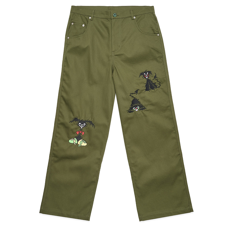 Брюки BRAIN DEAD CARIGNAN DOG EMBROIDERED PANT в интернет магазине Peakwww.peakstore.ru - 1 фото