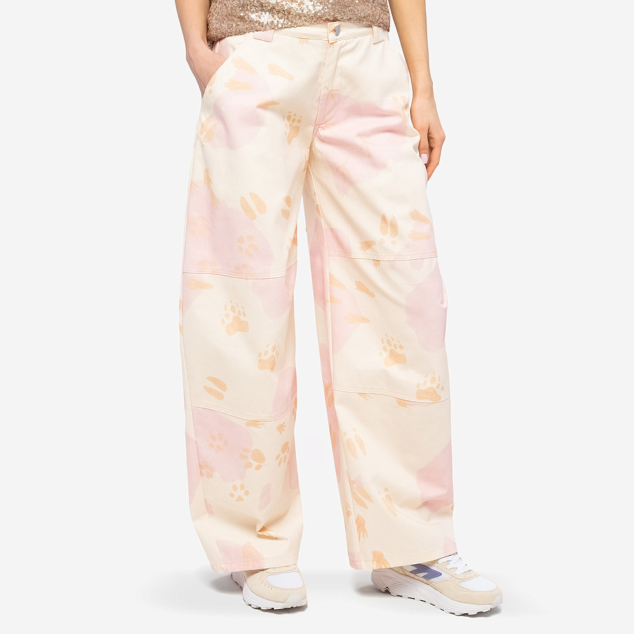 Брюки COLLINA STRADA STOMP PANT Beige Paws - 2 фото Брюки COLLINA STRADA STOMP PANT в интернет магазине Peakwww.peakstore.ru - 2 фото