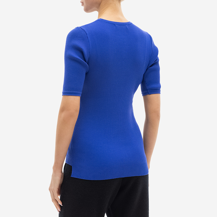 Футболка AURALEE GIZA HIGH GAUGE RIB KNIT TEE BLUE - 3 фото Футболка AURALEE GIZA HIGH GAUGE RIB KNIT TEE в интернет магазине Peakwww.peakstore.ru - 3 фото