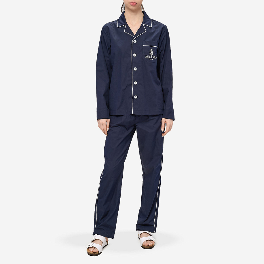 Рубашка SPORTY & RICH VENDOME PYJAMA SHIRT в интернет магазине Peakwww.peakstore.ru - 4 фото