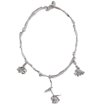 Колье MARNI Metal Rose BUD Necklace SS24 