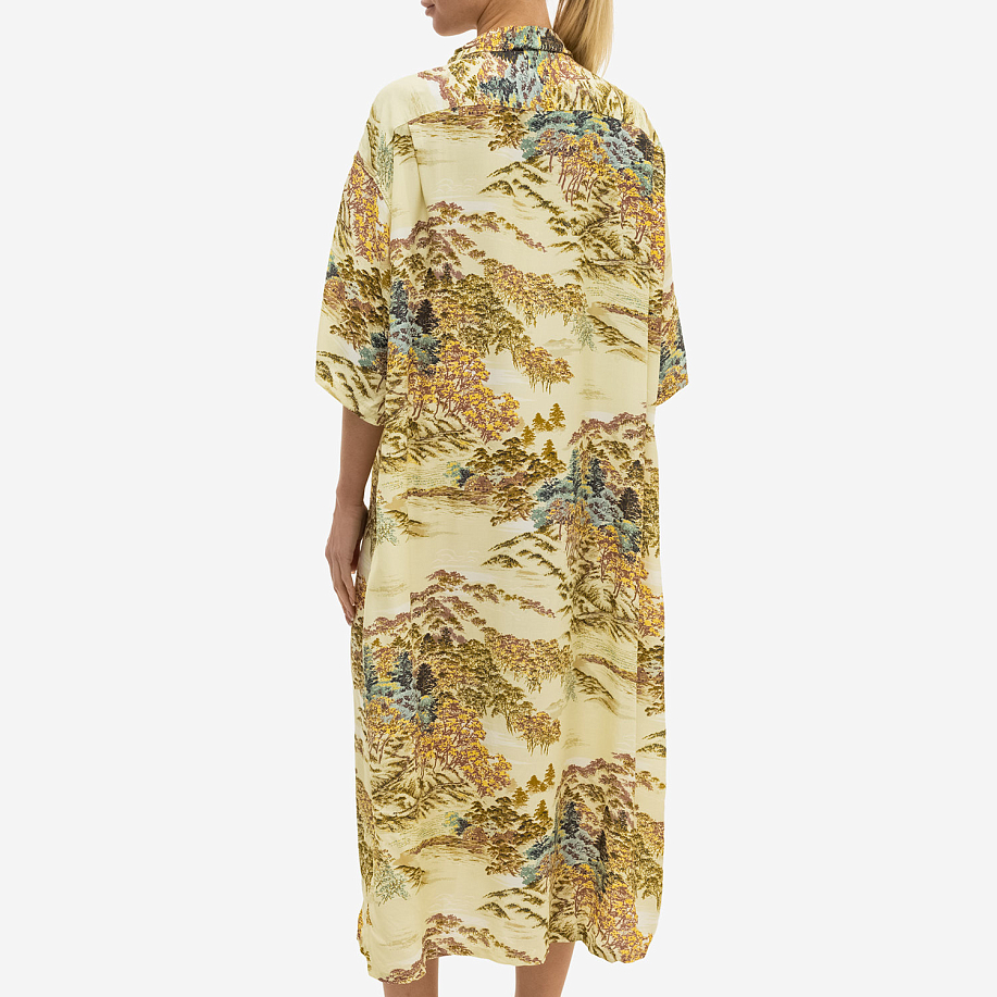 Платье ORSLOW LONG HAWAIIAN SHIRTS DRESS в интернет магазине Peakwww.peakstore.ru - 3 фото
