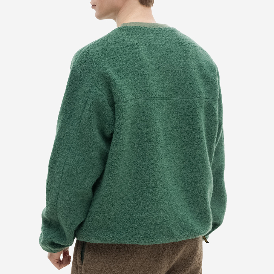 Ветровка THISISNEVERTHAT GORETEX WINDSTOPPER WOOL FLEECE CREWNECK - 9 фото Ветровка THISISNEVERTHAT GORETEX WINDSTOPPER WOOL FLEECE CREWNECK в интернет магазине Peakwww.peakstore.ru - 9 фото