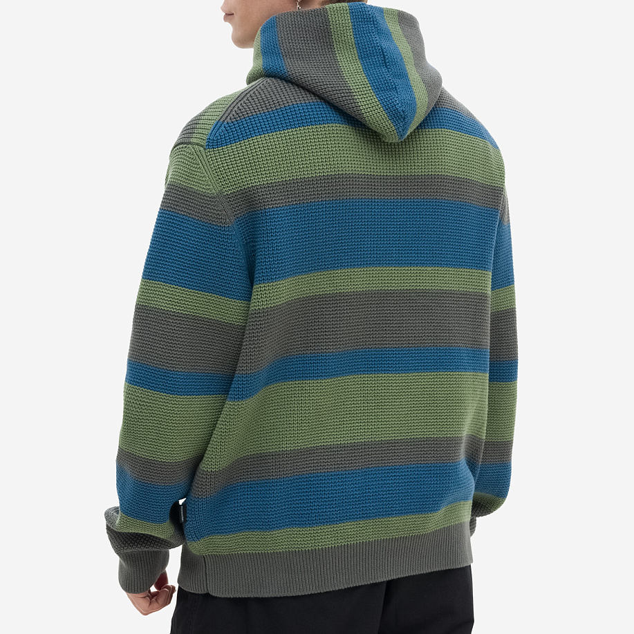 Толстовка THISISNEVERTHAT STRIPED WAFFLE KNIT HOODIE GREY - 3 фото Толстовка THISISNEVERTHAT STRIPED WAFFLE KNIT HOODIE в интернет магазине Peakwww.peakstore.ru - 3 фото