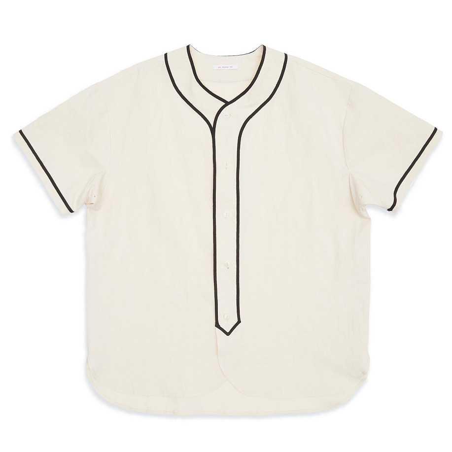 Рубашка S.K. MANOR HILL BASEBALL SHIRT LINEN COTTON в интернет магазине Peakwww.peakstore.ru - 1 фото