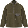 Толстовка AND WANDER WOOL FLEECE PULLOVER KHAKI