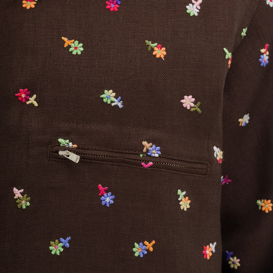 Куртка-рубашка VOWELS EMBROIDERED LINEN CHORE JACKET в интернет-магазине Peak Conceptwww.peakstore.ru - 18 фото