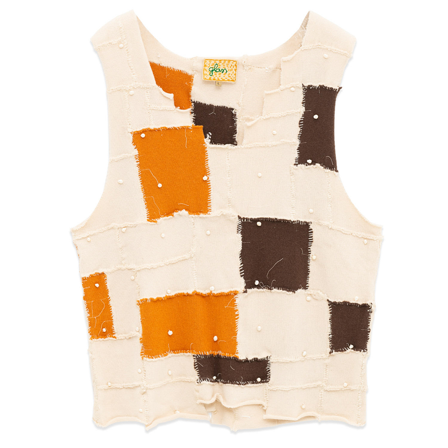 Жилет GLASS CYPRESS IVORY RECONSTRUCTED VEST в интернет-магазине Peak Conceptwww.peakstore.ru - 2 фото