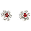Серьги MARNI DAISY STUD EARRINGS WITH PAVÉ RHINESTONES GLASS