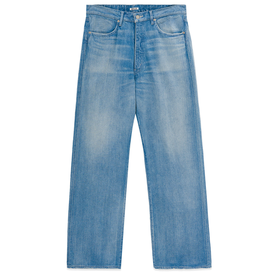 Джинсы AURALEE SELVEDGE FADED LIGHT DENIM PANTS в интернет магазине Peakwww.peakstore.ru - 3 фото