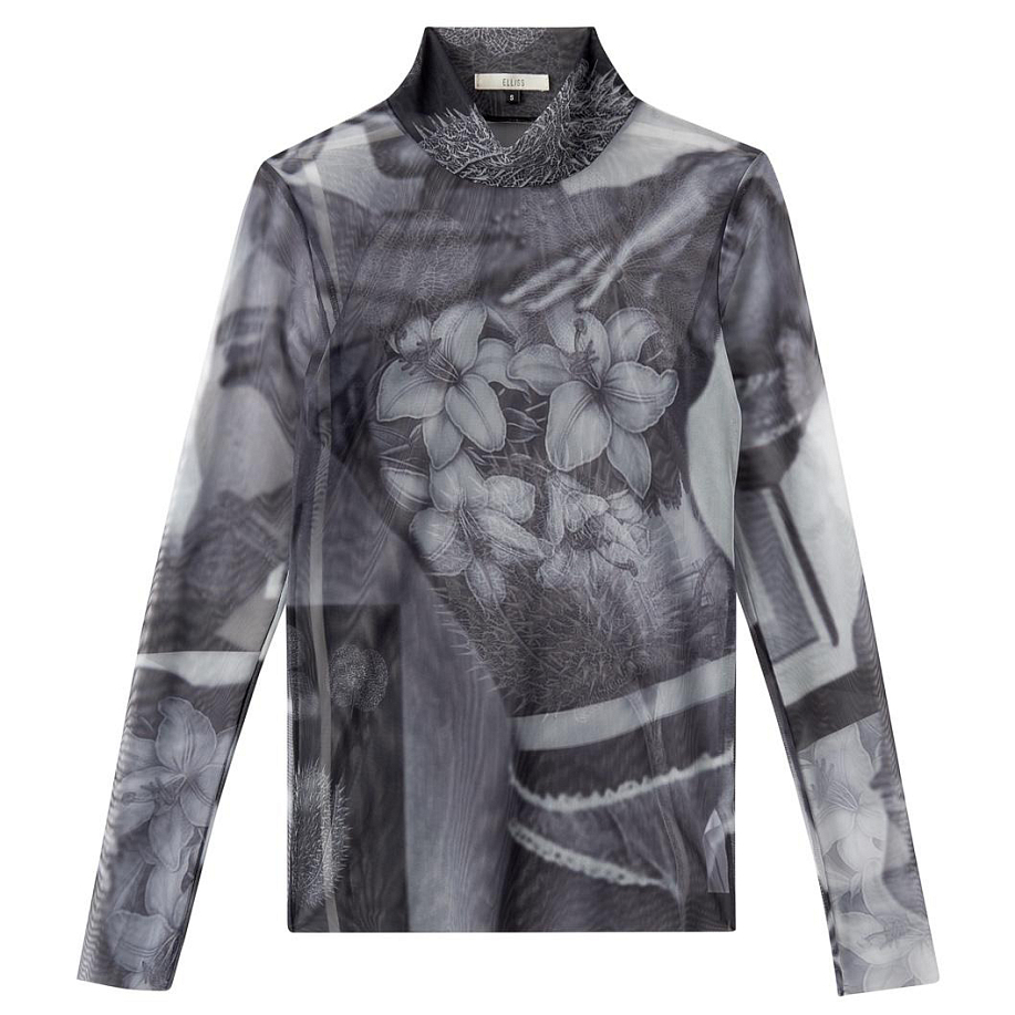 Лонгслив ELLISS MESH PHANTOM FLOWER LONG SLEEVE HIGH NECK T в интернет-магазине Peak Conceptwww.peakstore.ru - 1 фото