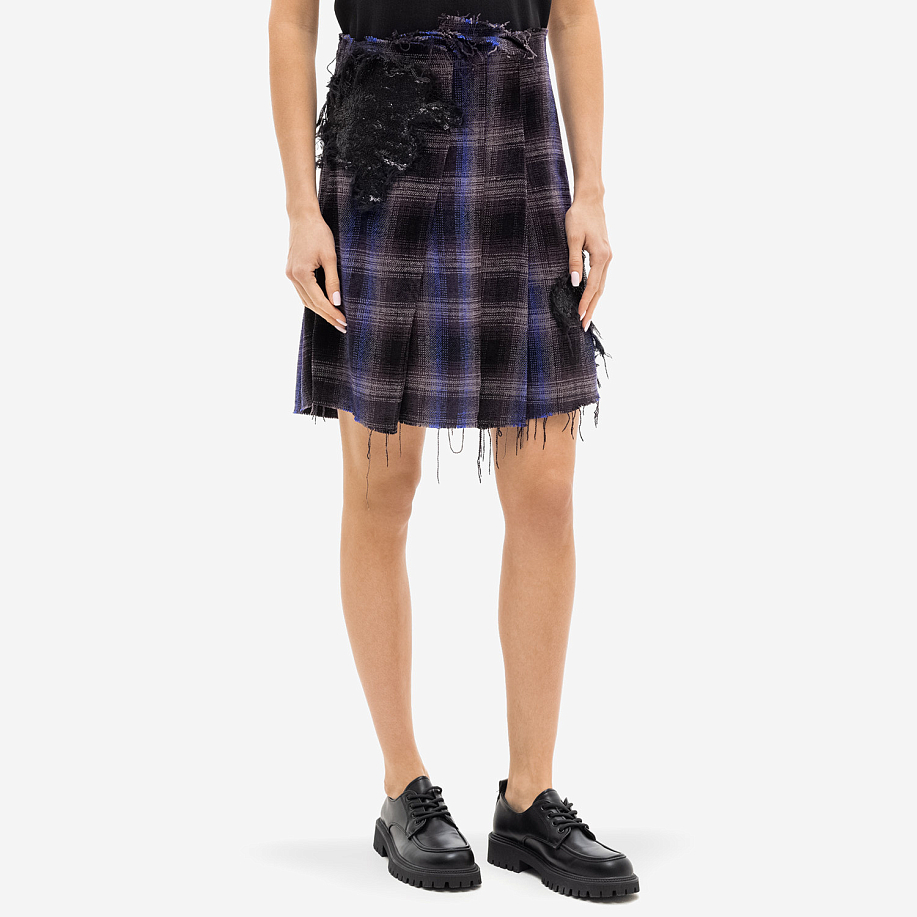 Юбка SONG FOR THE MUTE PLEATED MINI SKIRT - 3 фото Юбка SONG FOR THE MUTE PLEATED MINI SKIRT в интернет магазине Peakwww.peakstore.ru - 3 фото
