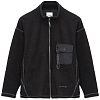 Толстовка AND WANDER RE WOOL JQ STAND ZIP BLACK