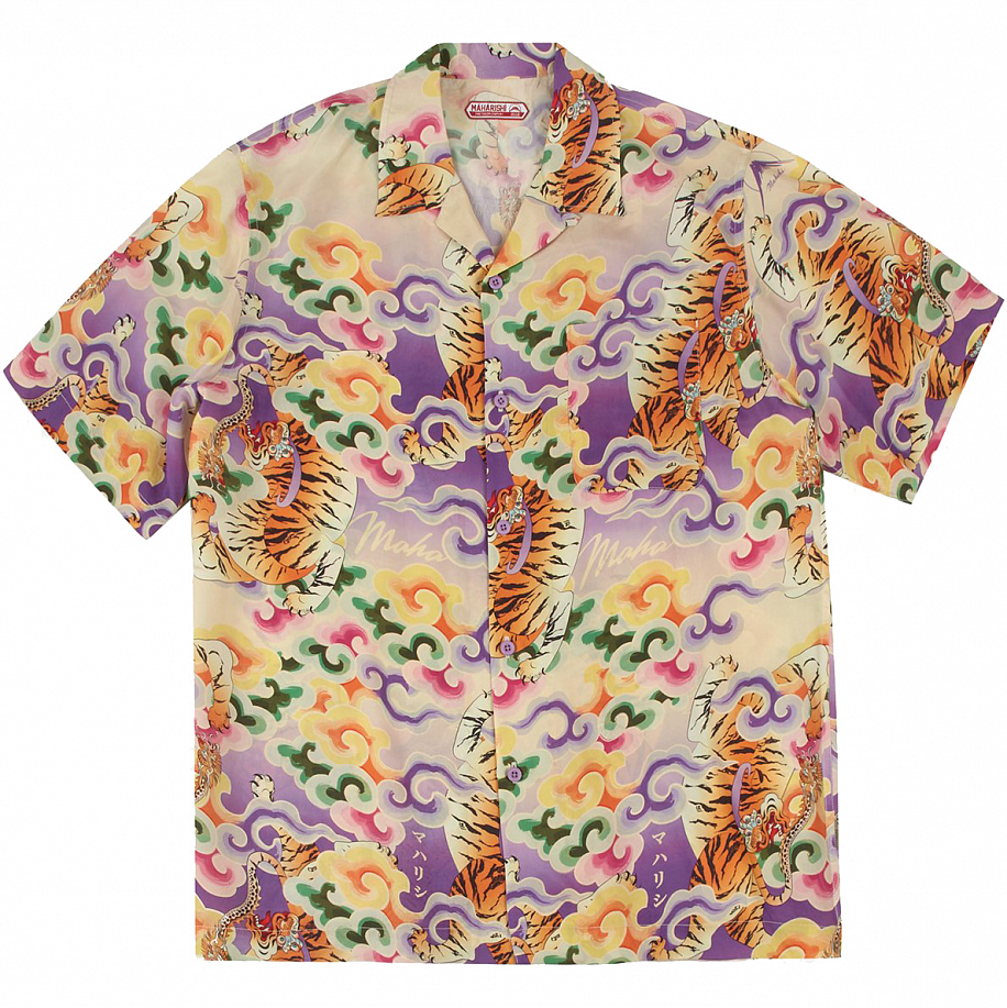 Рубашка MAHARISHI TIGER CAMP SUMMER SHIRT TIBETAN TIGER CLOUD PRINT в интернет-магазине Peak Conceptwww.peakstore.ru - 1 фото