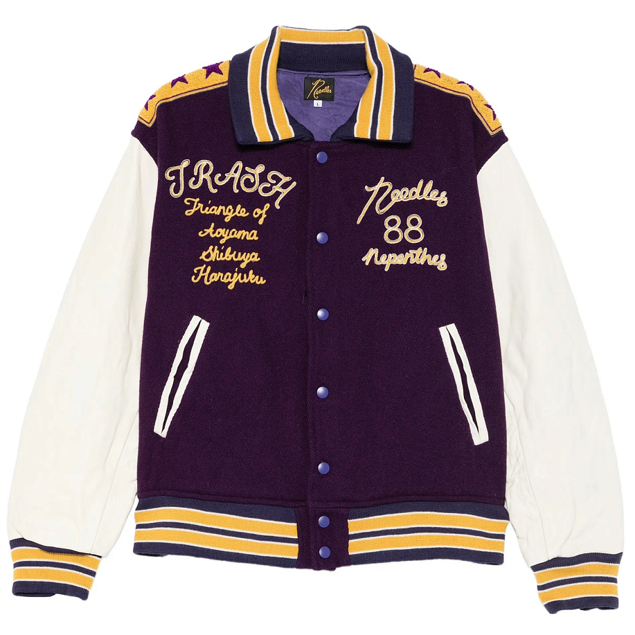 Куртка городская NEEDLES LETTERED JACKET - WOOL MELTON в интернет-магазине Peak Conceptwww.peakstore.ru - 1 фото