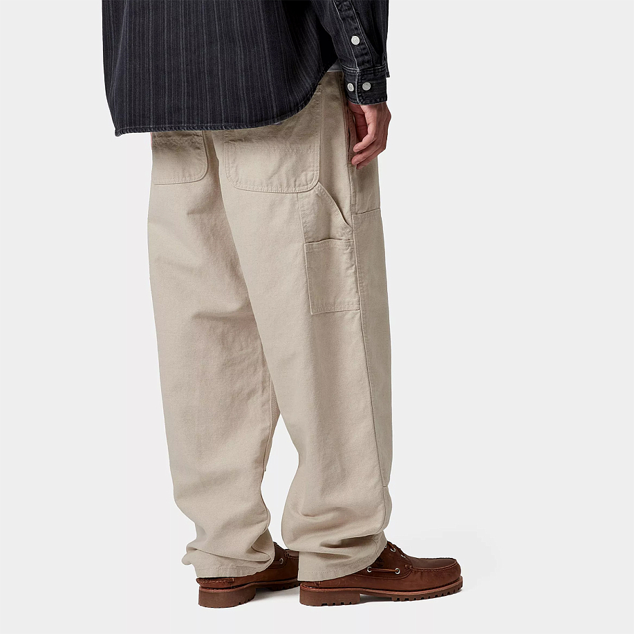 Брюки CARHARTT WIP WALTER DOUBLE KNEE PANT NATURAL (RINSED) - 3 фото Брюки CARHARTT WIP WALTER DOUBLE KNEE PANT в интернет магазине Peakwww.peakstore.ru - 3 фото
