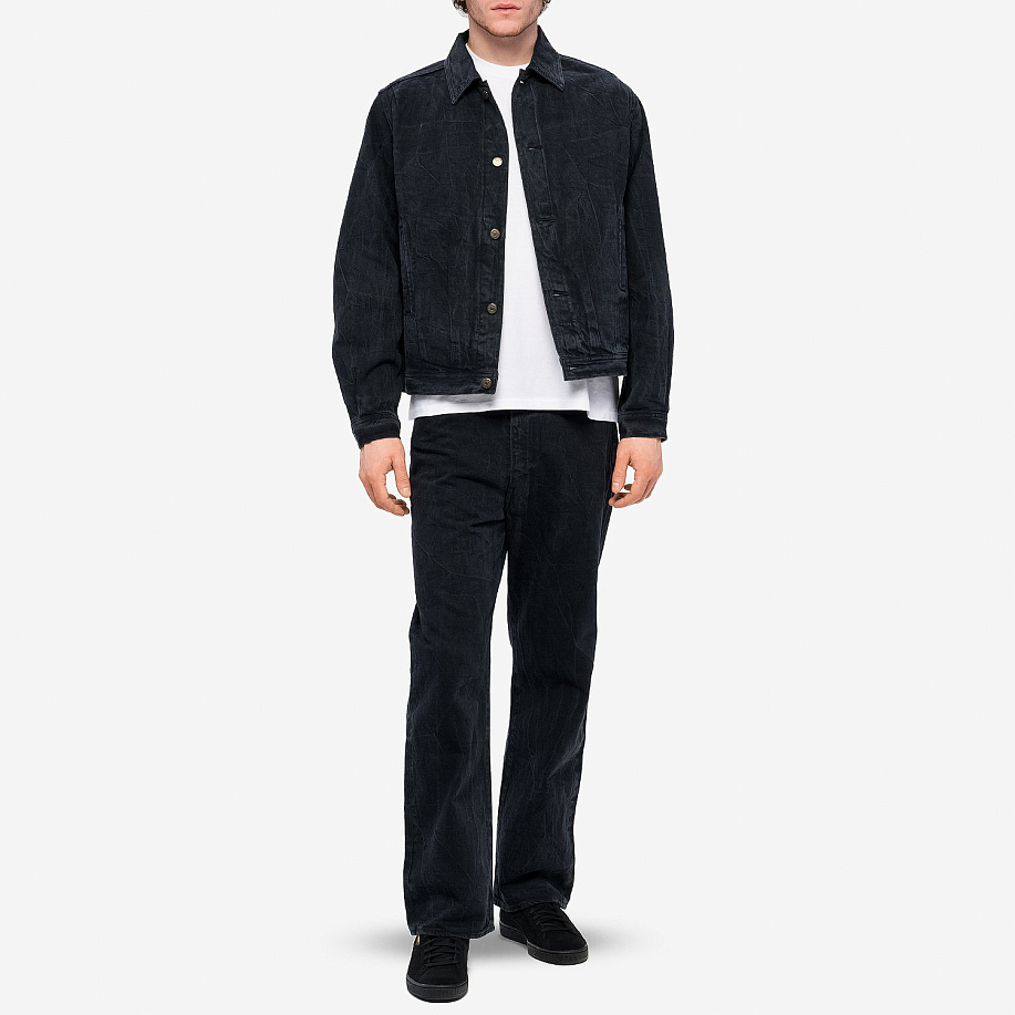 Джинсовая куртка AURALEE SELVEDGE FADED LIGHT DENIM BLOUSON в интернет магазине Peakwww.peakstore.ru - 4 фото