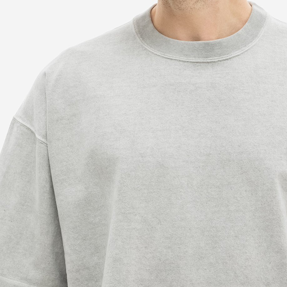 Футболка YLEVE PIGMENT DYE OPEN END COTTON T LIGHT GREY - 5 фото Футболка YLEVE PIGMENT DYE OPEN END COTTON T в интернет магазине Peakwww.peakstore.ru - 5 фото