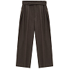 Брюки AURALEE BABY CAMEL FLANNERL SLACKS Dark Brown