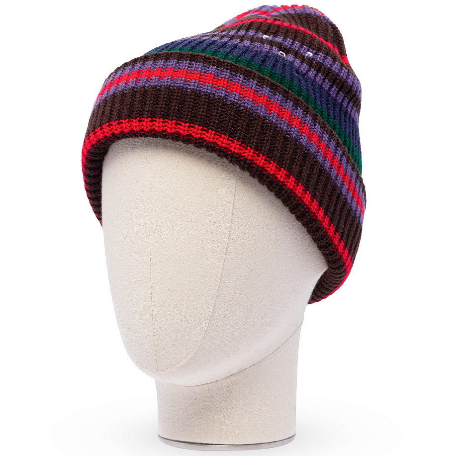 Шапка POP TRADING COMPANY STRIPED BEANIE - 2 фото Шапка POP TRADING COMPANY STRIPED BEANIE в интернет магазине Peakwww.peakstore.ru - 2 фото