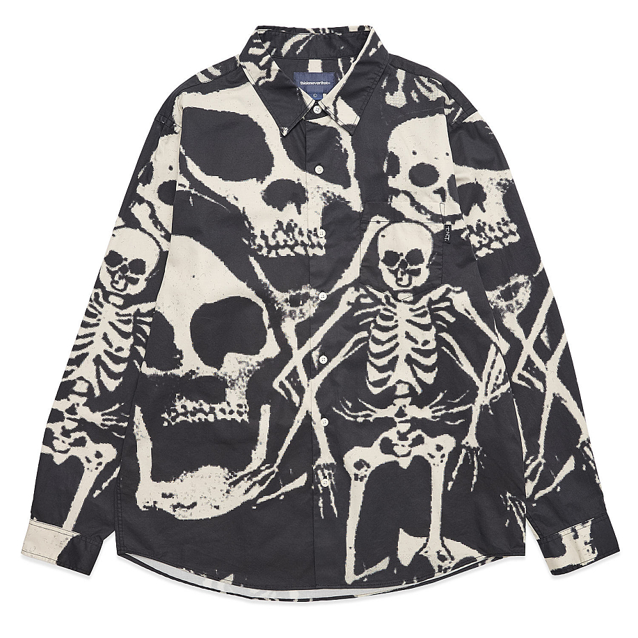 Рубашка THISISNEVERTHAT SKELETONS SHIRT в интернет магазине Peakwww.peakstore.ru - 1 фото