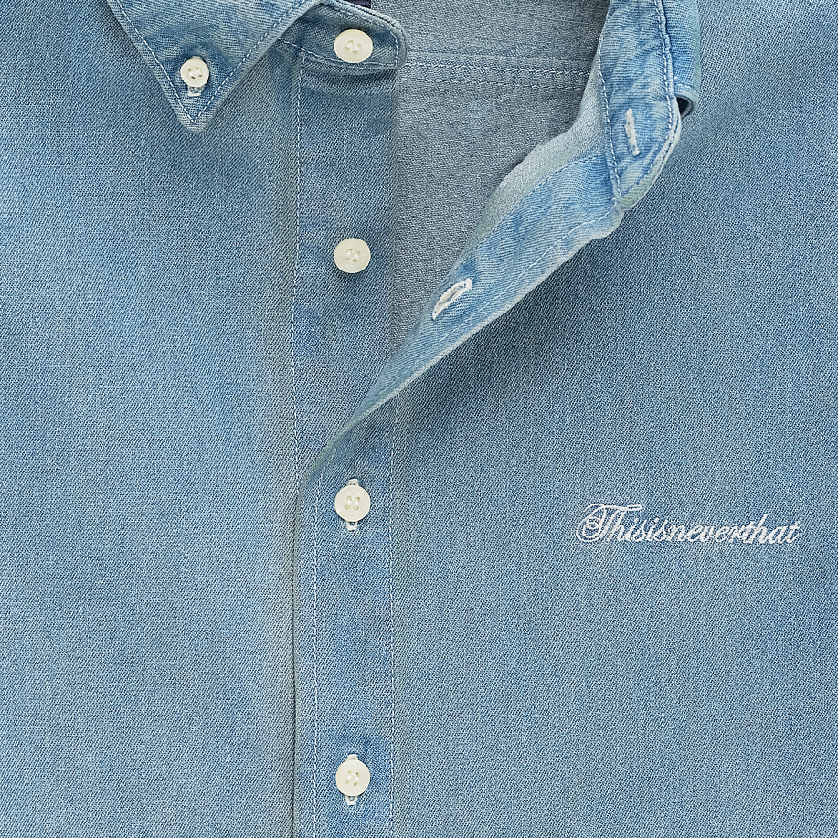 Рубашка THISISNEVERTHAT WASHED DENIM S/S SHIRT в интернет-магазине Peak Conceptwww.peakstore.ru - 31 фото