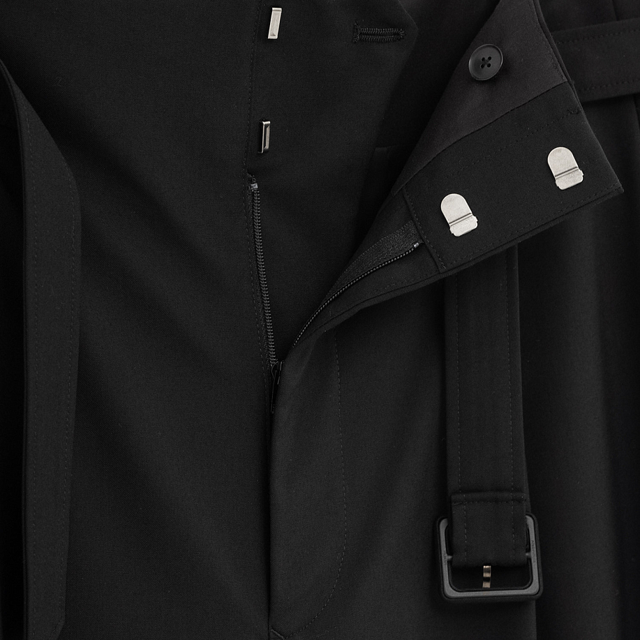 Брюки AURALEE SUPER FINE TROPICAL WOOL TWO-TUCK SLACKS в интернет магазине Peakwww.peakstore.ru - 8 фото