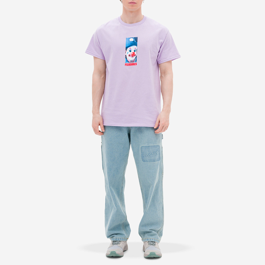 Футболка PLEASURES CLOWN T-SHIRT ORCHID - 4 фото Футболка PLEASURES CLOWN T-SHIRT в интернет магазине Peakwww.peakstore.ru - 4 фото