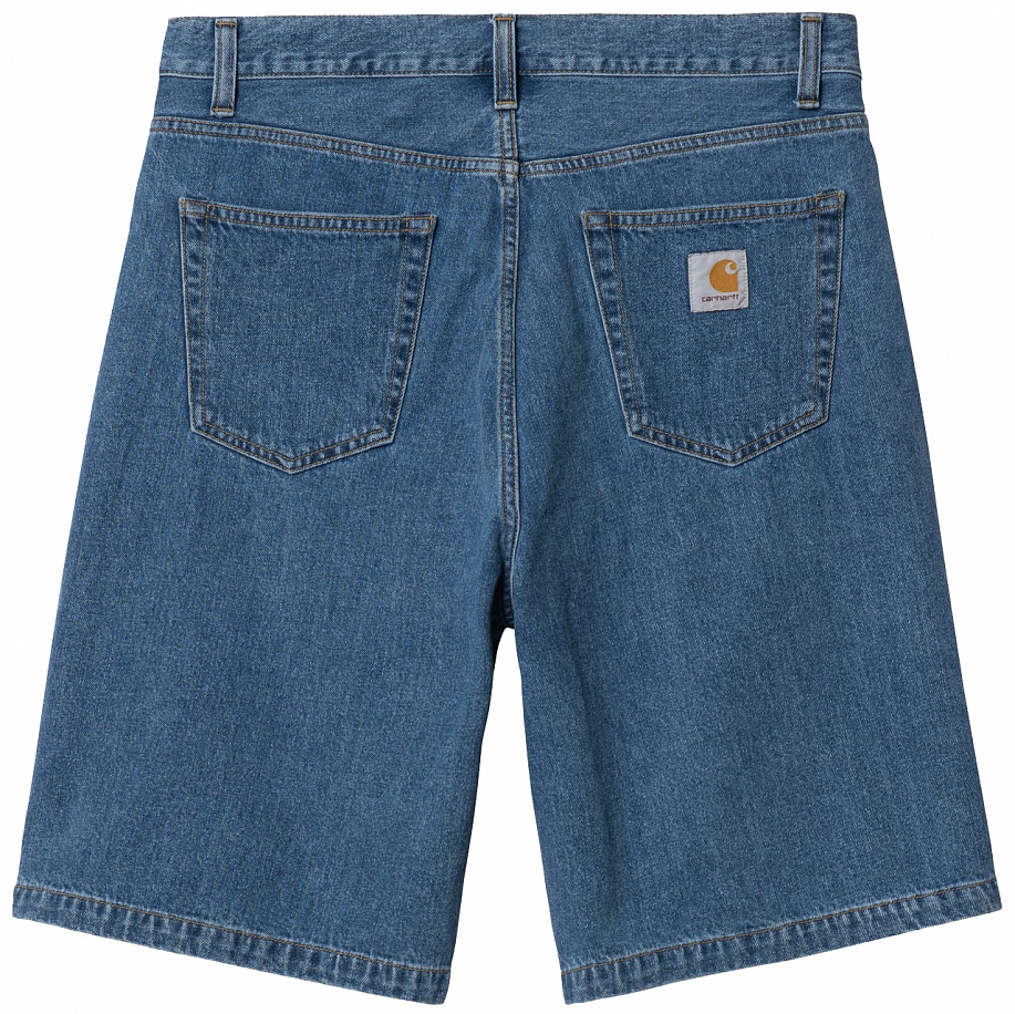 Джинсовые шорты CARHARTT WIP LANDON SHORT стильные в Peak StoreBLUE (HEAVY STONE WASH) - 2 фото Джинсовые шорты CARHARTT WIP LANDON SHORT в интернет магазине Peakwww.peakstore.ru - 2 фото