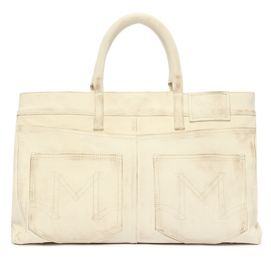 Сумка через плечо MEDEA NINA BAG LEATHER White - 4 фото Сумка через плечо MEDEA NINA BAG LEATHER в интернет магазине Peakwww.peakstore.ru - 4 фото