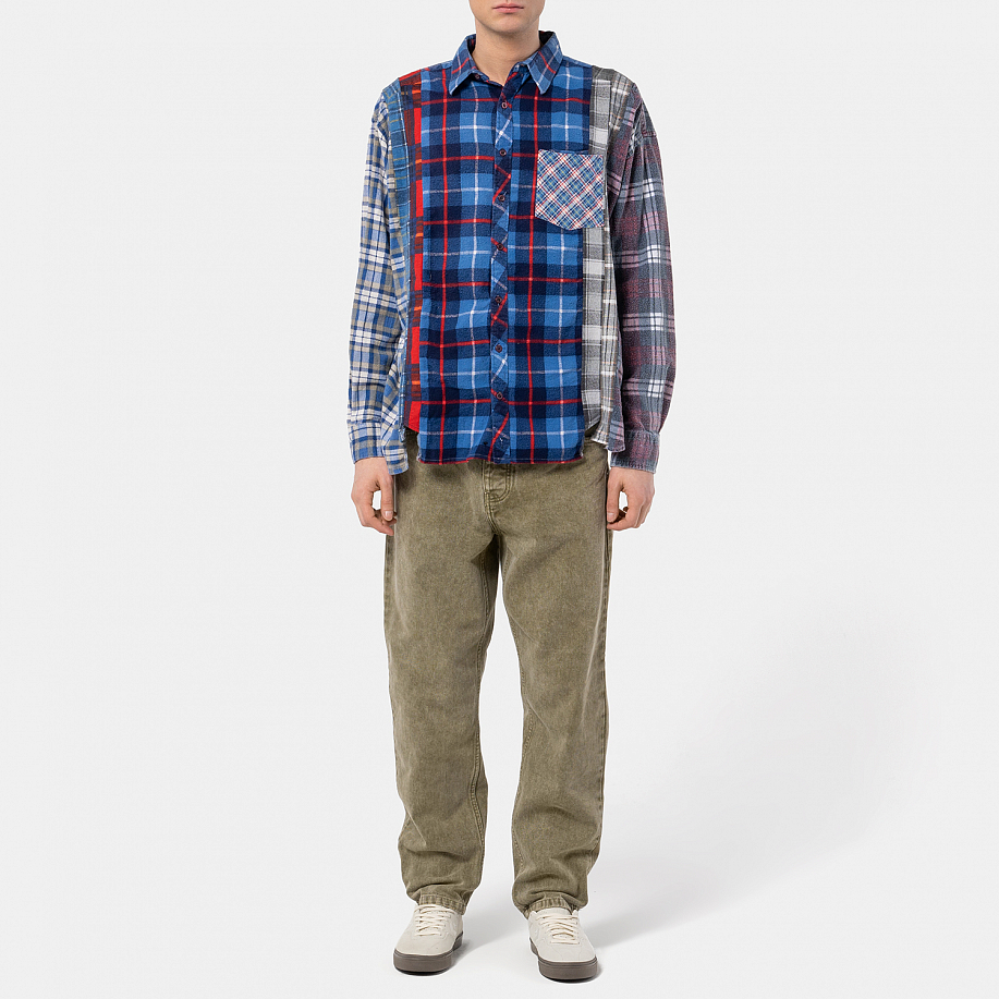 Рубашка NEEDLES 7 CUTS WIDE SHIRT - 4 фото Рубашка NEEDLES 7 CUTS WIDE SHIRT в интернет магазине Peakwww.peakstore.ru - 4 фото