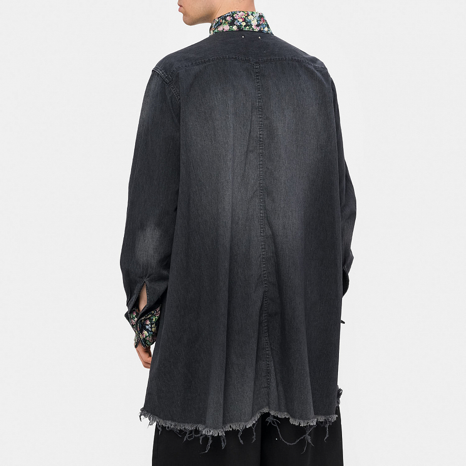Рубашка KIDILL HIPPIE DENIM SHIRT - DISTRESSED DENIM - EMBROIDERY в интернет-магазине Peak Conceptwww.peakstore.ru - 3 фото