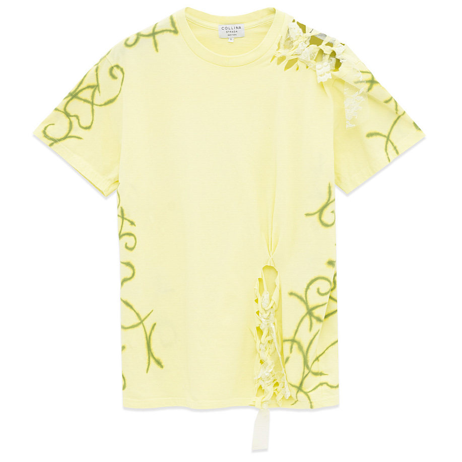 Футболка COLLINA STRADA KATINA LACE TEE в интернет магазине Peakwww.peakstore.ru - 6 фото