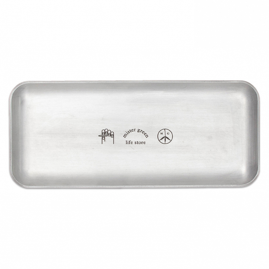 Поднос MISTER GREEN LOGO ROLLING TRAY ALUMINUM - 1 фото Поднос MISTER GREEN LOGO ROLLING TRAY ALUMINUM в интернет магазине Peakwww.peakstore.ru - 1 фото