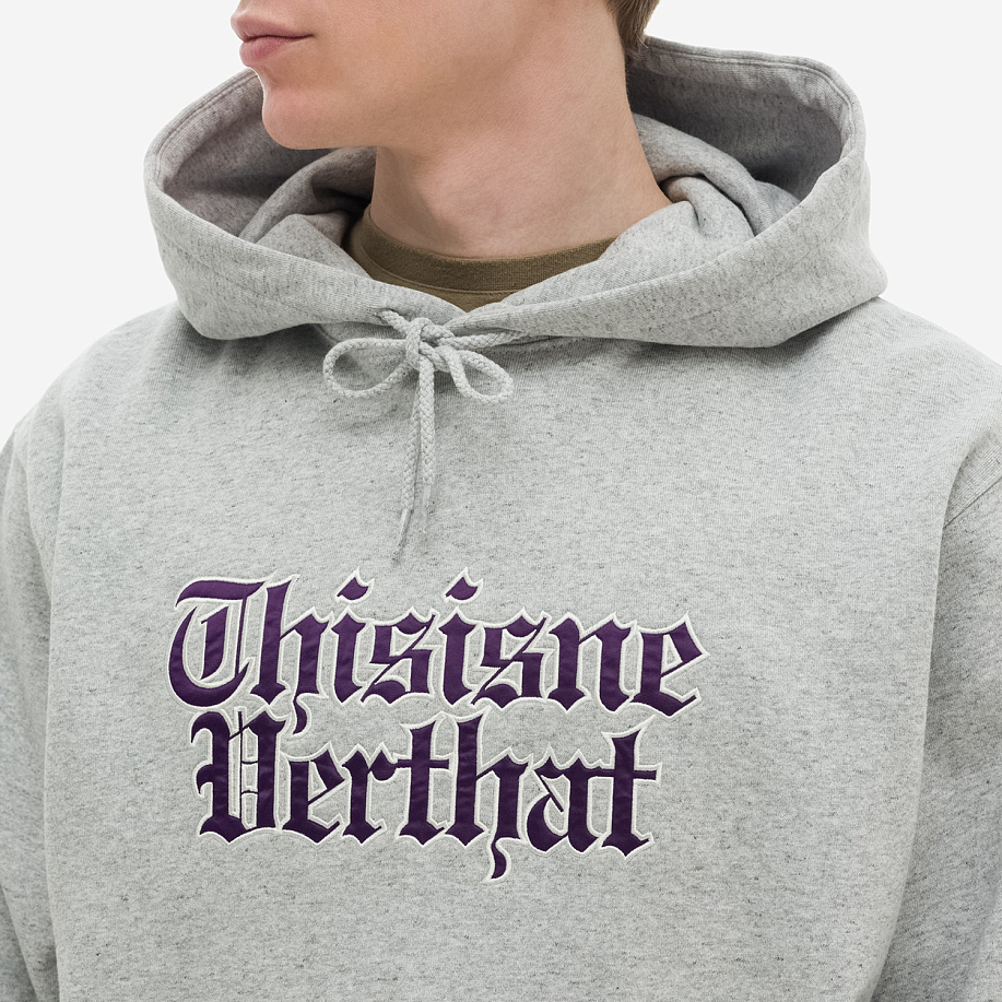 Толстовка THISISNEVERTHAT OLD ENGLISH LOGO HOODIE - 5 фото Толстовка THISISNEVERTHAT OLD ENGLISH LOGO HOODIE в интернет магазине Peakwww.peakstore.ru - 5 фото