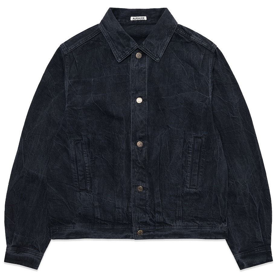 Джинсовая куртка AURALEE SELVEDGE FADED LIGHT DENIM BLOUSON в интернет магазине Peakwww.peakstore.ru - 1 фото