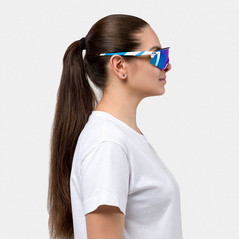 Очки OAKLEY ENCODER Polished White/Prizm Sapphire - 7 фото Очки OAKLEY ENCODER в интернет магазине Peakwww.peakstore.ru - 7 фото