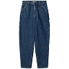 Джинсы CARHARTT WIP W' CURRON SINGLE KNEE PANT BLUE (STONE WASHED)