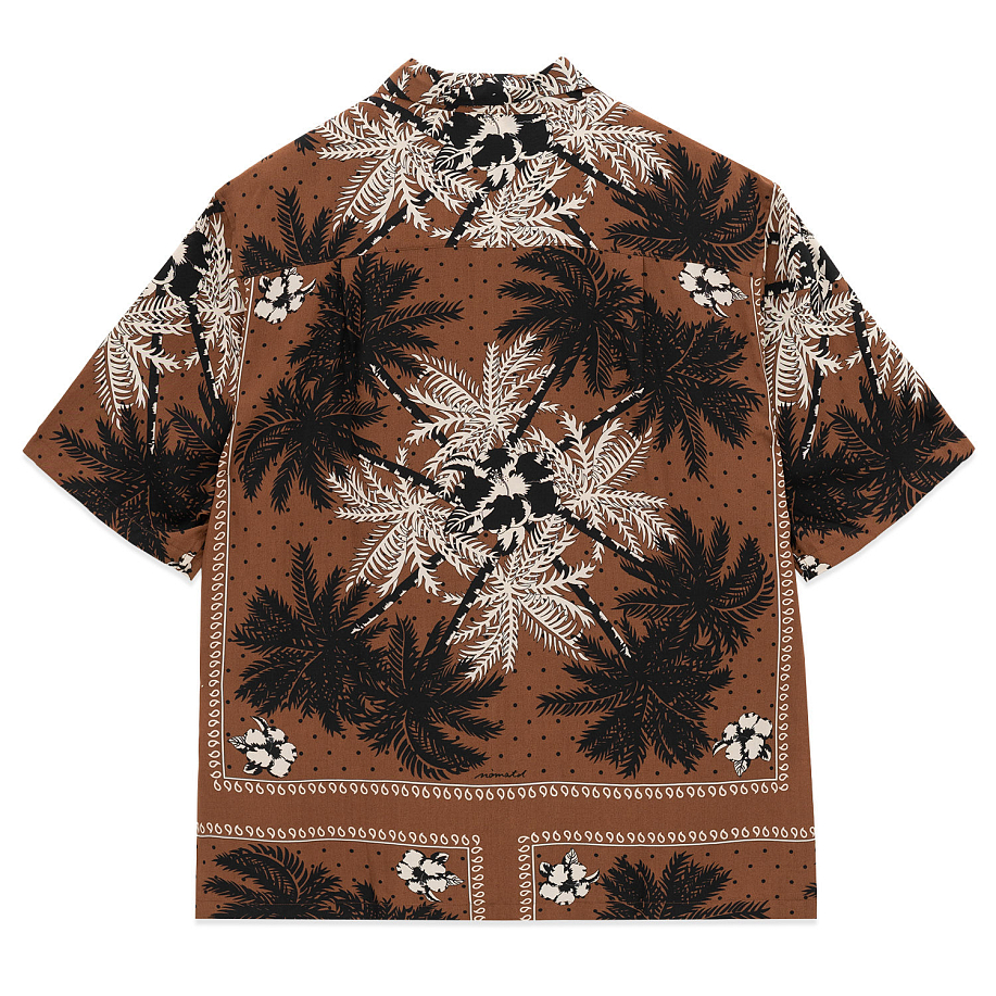 Рубашка NOMA T.D. SUMMER SHIRT PALM TREE - BROWN - 8 фото Рубашка NOMA T.D. SUMMER SHIRT в интернет магазине Peakwww.peakstore.ru - 8 фото