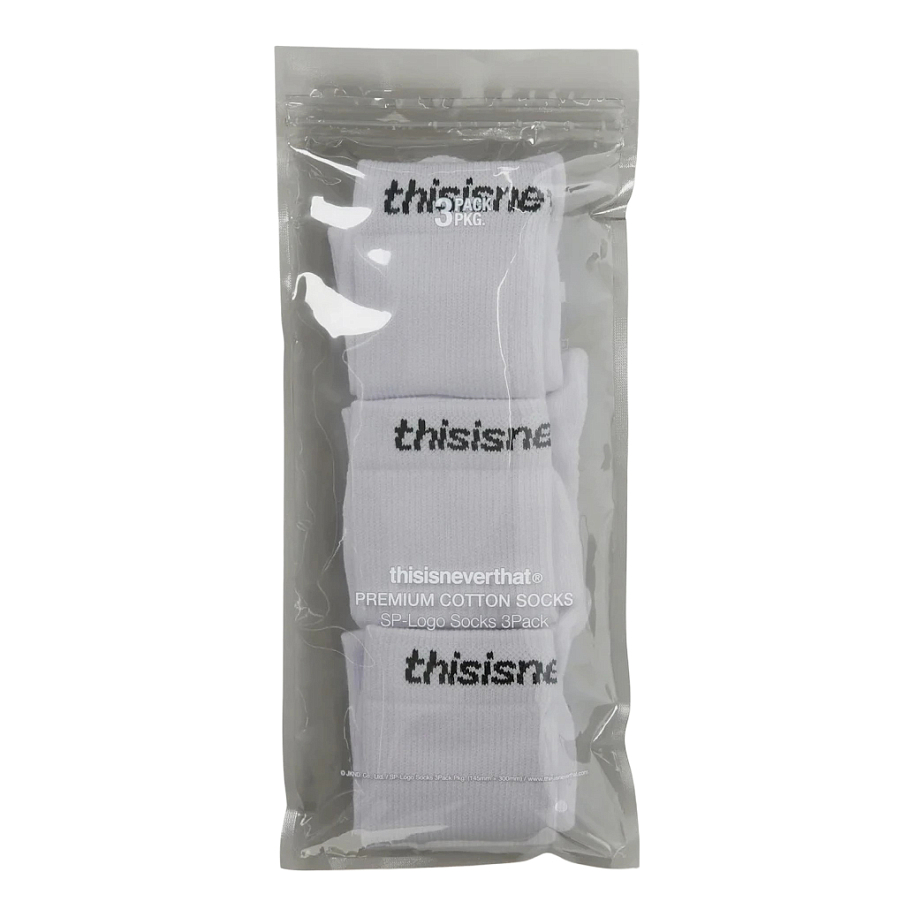 Носки THISISNEVERTHAT SP-LOGO SOCKS 3PACK в интернет магазине Peakwww.peakstore.ru - 8 фото